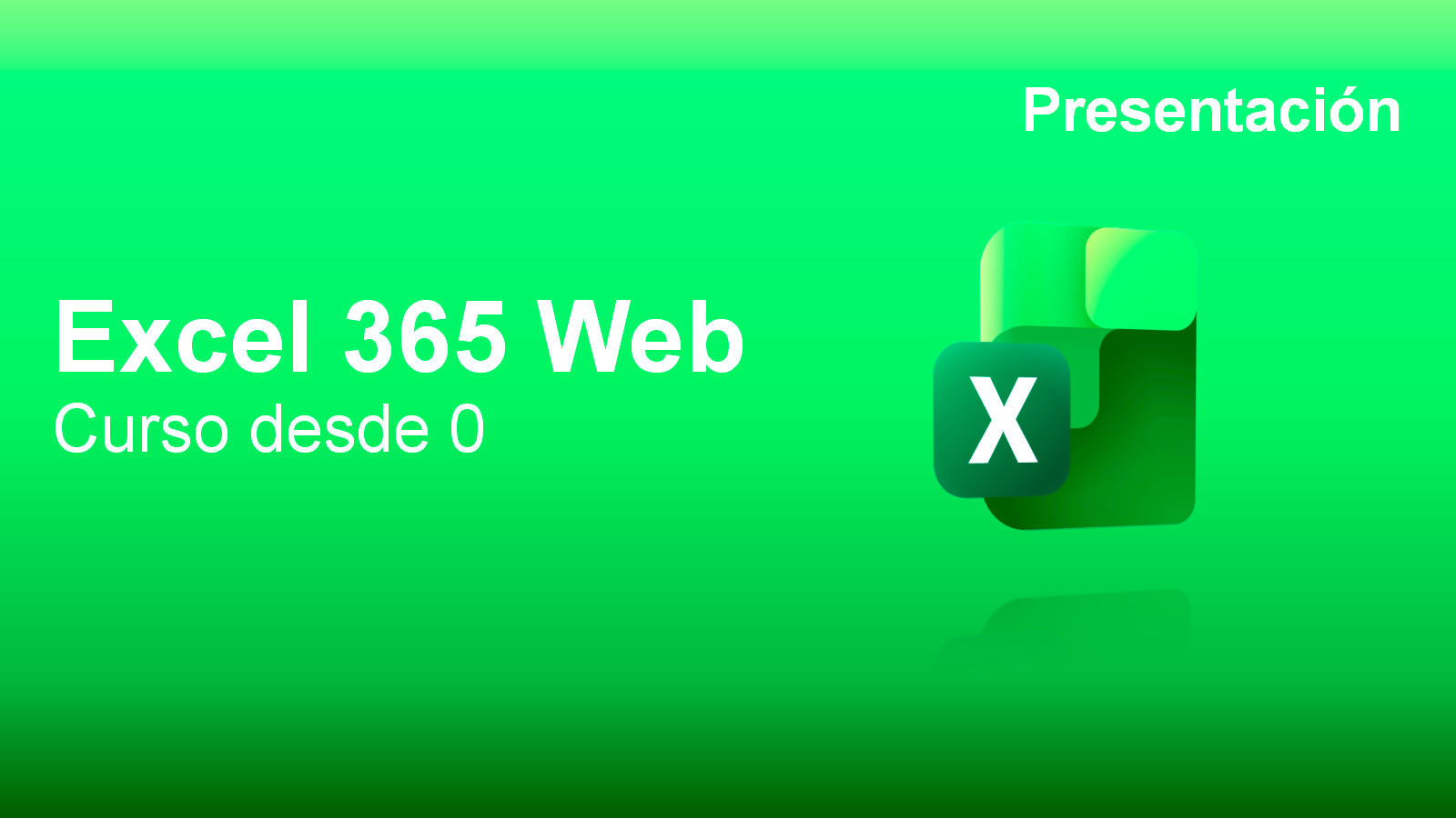 Curso Excel 365 Web desde Cero 